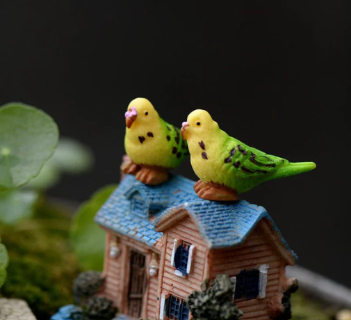 Miniature Parrot Fairy Garden Accessories