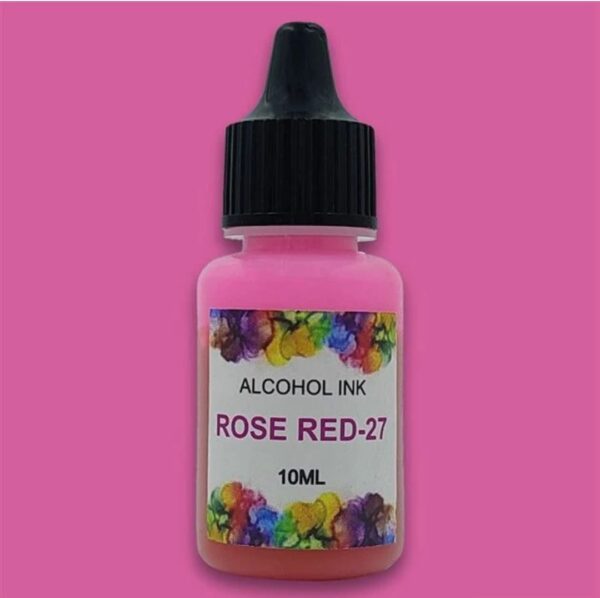 Rose Red Colour Alcohol Ink