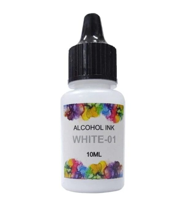 White Colour Alcohol Ink