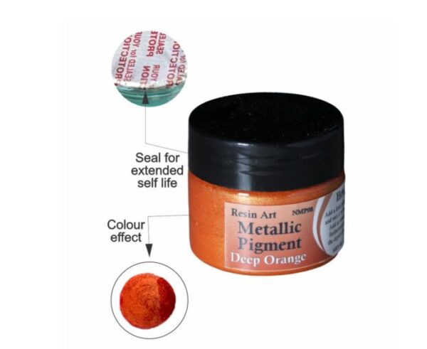 Deep Orange Metallic Pigment