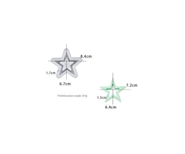 Medium Hollow Star Mould