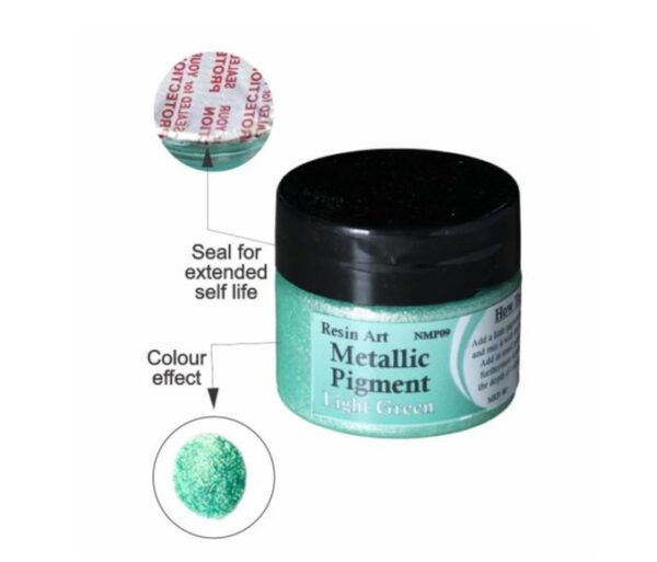 Light Green Metallic Pigment