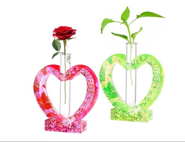 Heart Shape Planter Mould with Tube