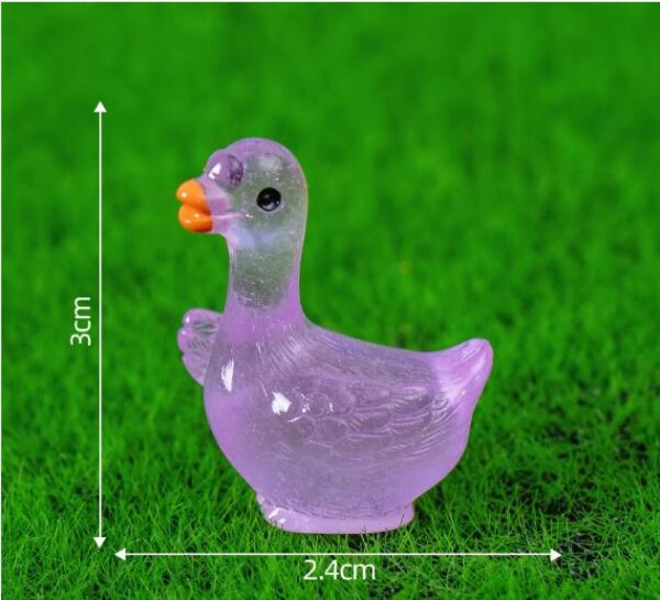 Purple Walking Duck Miniature