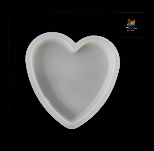 5.5 Inch Heart Silicone Mould 20 mm Depth