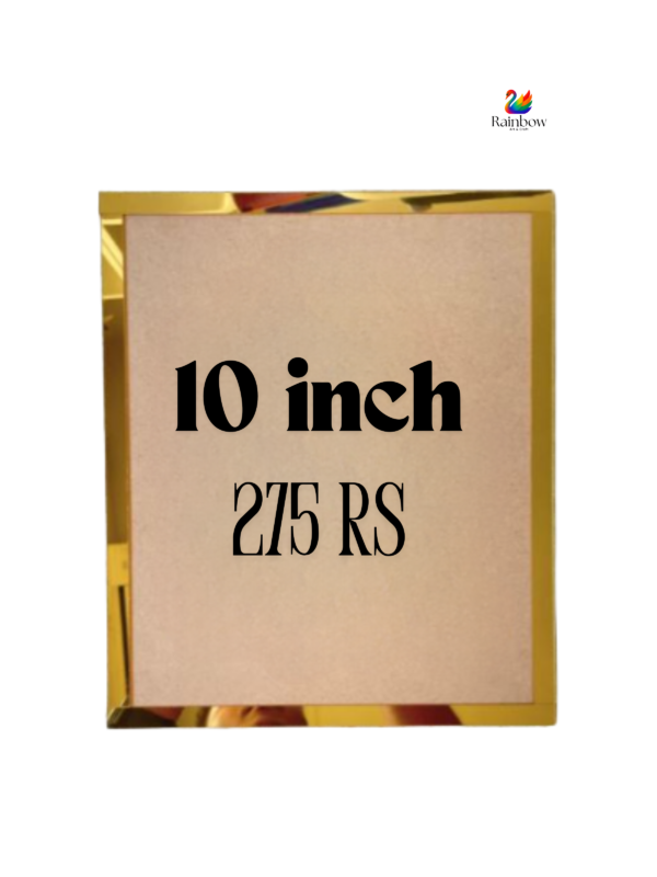 10 Inch Square MDF With Acrylic