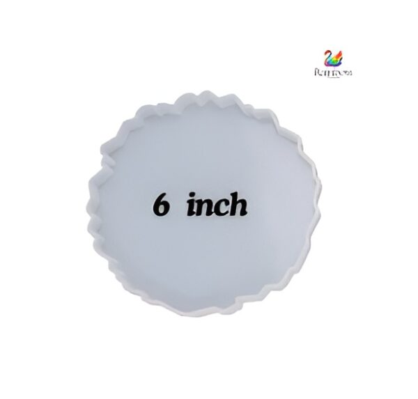 6 Inch Round Agate Silicone Mould