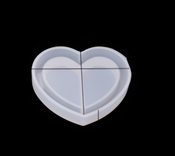 Heart Shakers Pendent Mould 4mm Depth