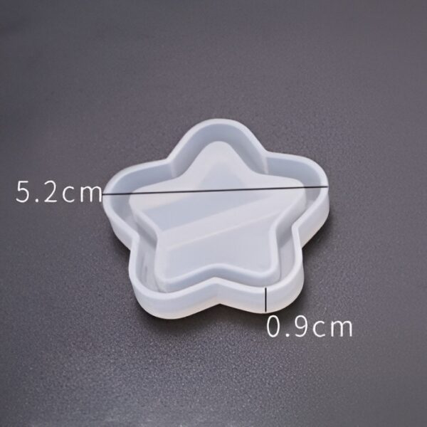 2  INCH SILICOMOLDS - STAR SHAKER - 2" X 7MM - URP137-RM