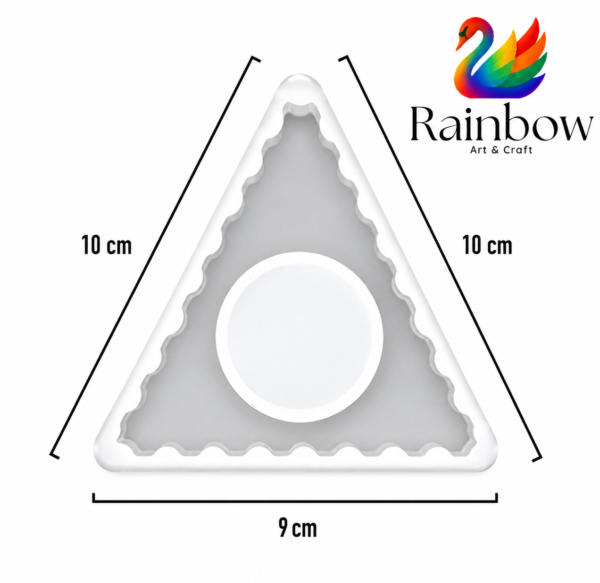 Triangle Shape T light candle mould