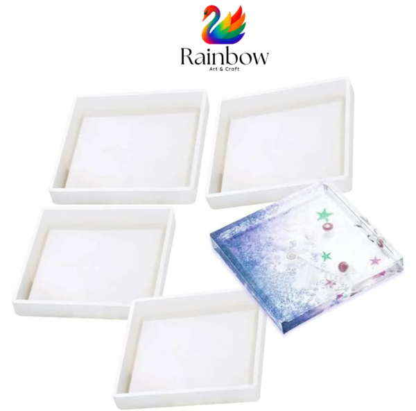 4 NCH SQUARE BORDER MOULD 10x10 CM 10 MM DEPTH