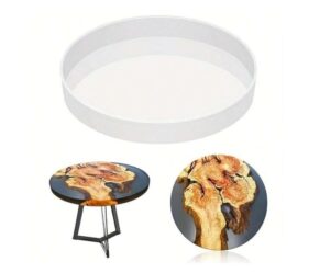 Flexible, durable, perfect size & design with Premium Quality , Hassle-free cleanup for maximum efficiency, Ensures consistent, flawless casts for art resin. Elevate your resin art work to new heights with this versatile 24 Inch Round 32 mm Thick Mould.