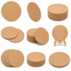 Round MDF Craft boards with displayed suitable for painting, resin art and DIY projects.