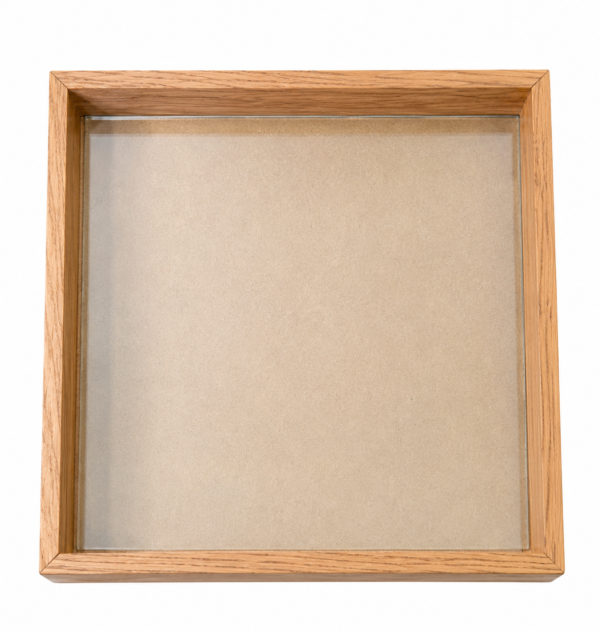 14" x 14" Premium Teak Wood Frame with Acrylic Sheet