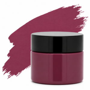 Smoke Grey pearl pigment powder in a plastic jar with a black lid. suitable for resin art, epoxy crafts and DIY projects.