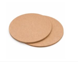 Round MDF Craft boards with displayed suitable for painting, resin art and DIY projects.