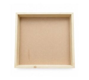 10" x 10" Premium Pine Wood Frame with MDF Sheet